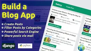 😎Build a Blog with Django | Share post by mail 🚀 | Filter by Categories (Django Full Tutorial)