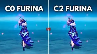 IS C2 Furina worth to pull !! C0 vs C2 Furina !? [ Genshin Impact ]