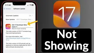 iOS 17 Beta Update Not Showing | How To Download New iOS 17 Beta Version | iOS Beta Released