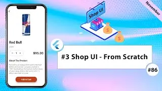 Flutter Tutorial - 3/3 Shop UI - From Scratch (Animations)