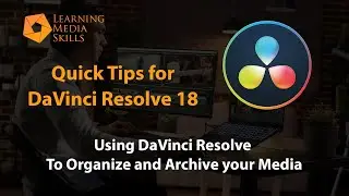 How to Efficiently Archive Video Media with DaVinci Resolve