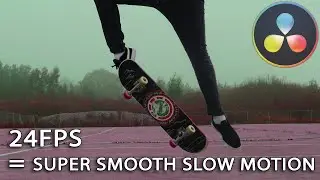 Smooth SUPER Slow Motion With Any Camera In Davinci Resolve 17 With Optical Flow & Speed Warp