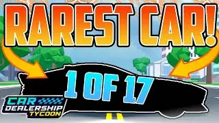 Driving The *RAREST CAR* In Car Dealership Tycoon!! (STAFF ONLY!)