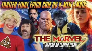 Trailer FINAL ÉPICO de The MARVELS com X-MEN, Vingadores e mais! #themarvels