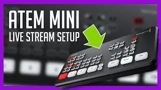 ATEM Mini - Basic Multicam Live Stream Setup + Overview