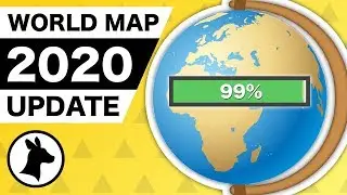 World Map UPDATED for 2020 (changes from 2019)