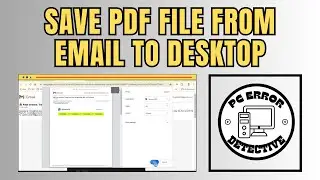 How to Save PDF File from Email to Desktop