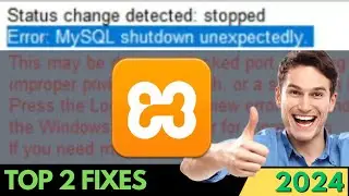 FIX XAMPP Error: MySQL Shutdown Unexpectedly - Blocked Port [2024]