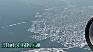 Approach and landing/Miami/Aerofly FS