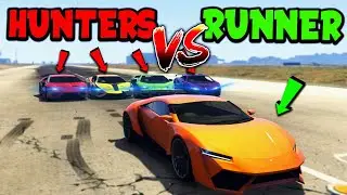 Reaper vs 4 Hunters! | GTA Manhunt