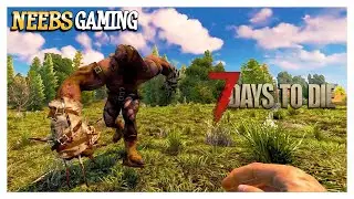 Hulk Zombie Encounter - 7 Days to Die Darkness Falls Mod Ep 23