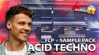 How to Make ACID TECHNO Like MADDIX | Sample Pack + Flp