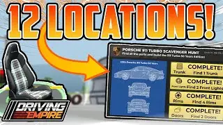 12 PORSCHE Part Locations REVEALED In Driving Empire! + NEW CODE!!