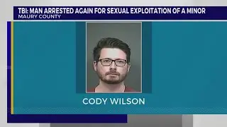 Columbia, TN man arrested for sexual exploitation of a minor