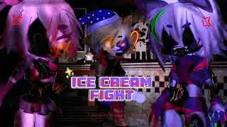 Ice cream fight | security breach ruin dlc | FNaF | security breach | Gacha club |