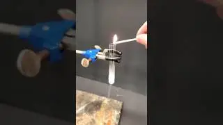 Dropping a match into liquid oxygen