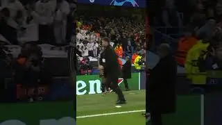 Jude Bellingham was the first to celebrate with the Real Madrid fans! ❤️ #UCL