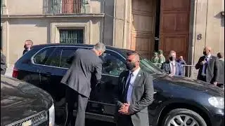 Salida de Antony Blinken tras reunión con AMLO en Palacio Nacional