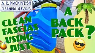 Can You Clean Fascias Using Just A Backpack?