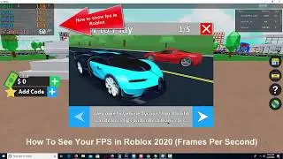 How To See Your FPS in Roblox (Frames Per Second)