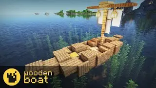 Minecraft: Wooden Boat (Tutorial) | Brayn & Blocks