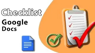 How to create Checklist Menu in Google Docs