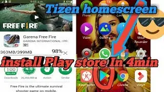 How To Run Google PLAYSTORE On TIZEN Z1,Z2,Z3,Z4 | Install Google Playstore In tizen homescreen