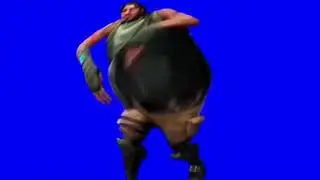 FORTNITE DEFAULT DANCE BASS BOOSTED Green Screen