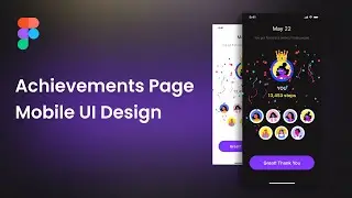 Quick Achievements Page Mobile UI Design in Figma