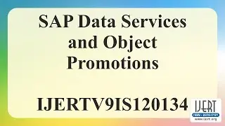 SAP Data Services and Object Promotions