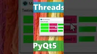 Working with PyQt5 threads