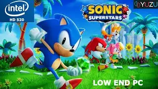 Sonic Superstars Yuzu Intel HD 520 Low End PC