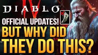 Diablo 4 Just Got A New Update But WHY Did They Do This?  Devs Respond!  Plus: Seasons, PVP Shop!