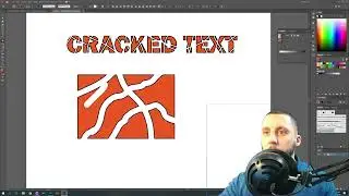 #2 - Adobe Illustrator 2019 Tutorial #2 - Cracked Text Effect - Extrude and Bevel 3D!