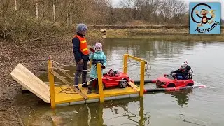 Дети и Машина. Диана, Даня и машина-лодка. Манкиту