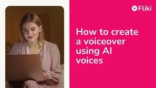 How to create voiceover using AI voices - Fliki