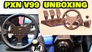 Unboxing and Setup PXN V99 Racing Wheel