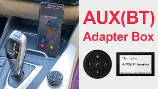 Bluetooth 5.2 AUX Adapter with a wireless controler for Car with AUX input