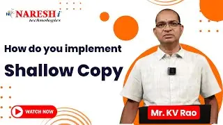 Shallow Copy vs Deep Copy in Python: How to Implement Shallow Copy | NareshIT #pythonchallenge