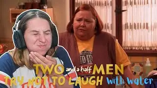 HARDER THAN I THOUGHT | Try Not to Laugh (with water) 15 Times Berta Owned Two and a Half Men