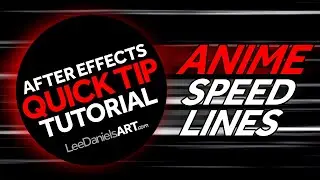 After Effects Tutorial | QUICK TIP | Anime Speed Lines