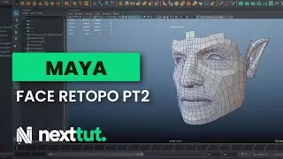 MAYA Tutorial | Face Retopology part 2