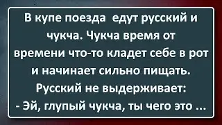 Чукча с Русским в Одном Купе Поезда! Сборник Изумрудных Анекдотов №138