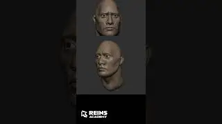 Face Speed sculpting ZBrush Timelapse #zbrush #reinsacademy #vishalrein