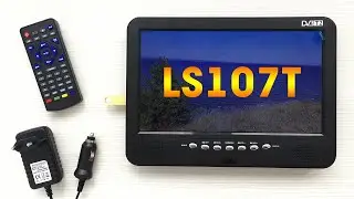 EPLUTUS LS107T - АВТОМОБИЛЬНЫЙ ЖК ТЕЛЕВИЗОР С ЦИФРОВЫМ ТЮНЕРОМ DVB-T2 С АЛИЭКСПРЕСС - ОБЗОР