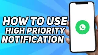 How to use High Priority Notification in Whatsapp (2024)