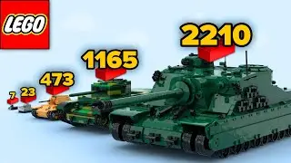 LEGO Tanks From WW2 in Different Scales | Comparison