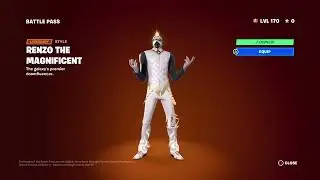 Fortnite Renzo the Destroyer Skin Preview !!! 😱