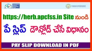 HOW TO DOWNLOAD AP EMPLOYEES PAY SLIP IN PDF IN PAYROLL HERB  SITE - AP EMPLOYEES PAY SLIP DOWNLOAD