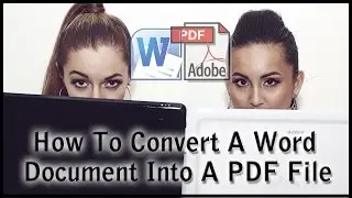 How To Convert Word To PDF File - QUICK & EASY